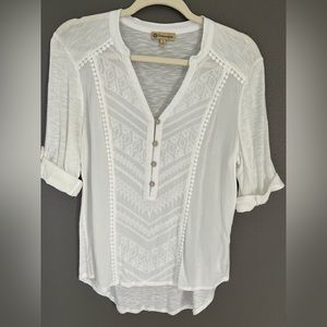 EUC! Super Cute Democracy 3/4 Sleeve Shirt!